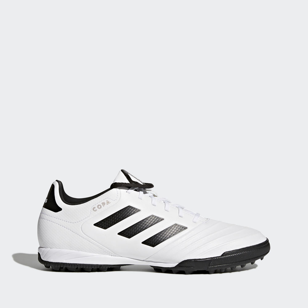 Adidas Copa Tango 18.3 Turf - ποδοσφαιρικα παπουτσια ανδρικα - Ασπρα/Μαυρα/Χρυσο Χρωμα,Μέγεθος: EU 3